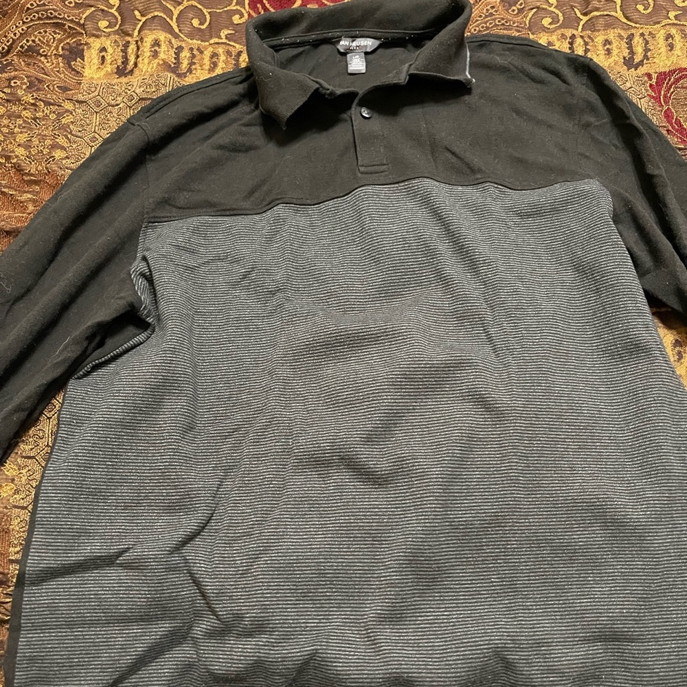 Van Heusen Long Sleeve Polo Shirt